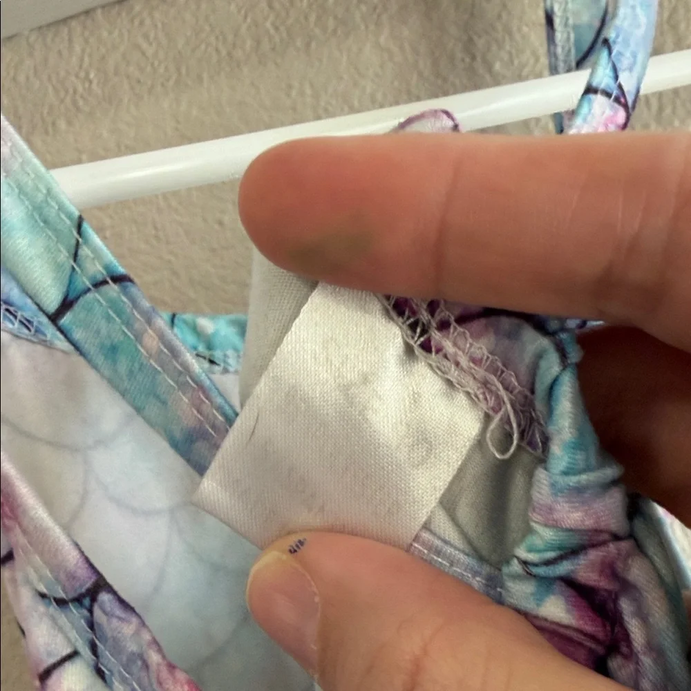 Colorful Mermaid Scale Jumpsuit - Picture 6 of 6